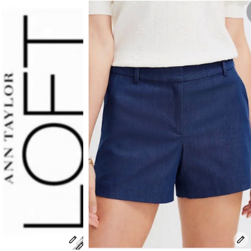 LOFT Denim Shorts EUC
